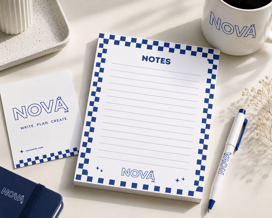 Blue Chess notepad 50 sheets