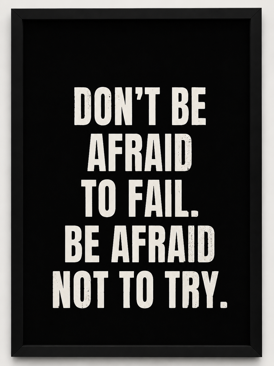 Don't be afriad