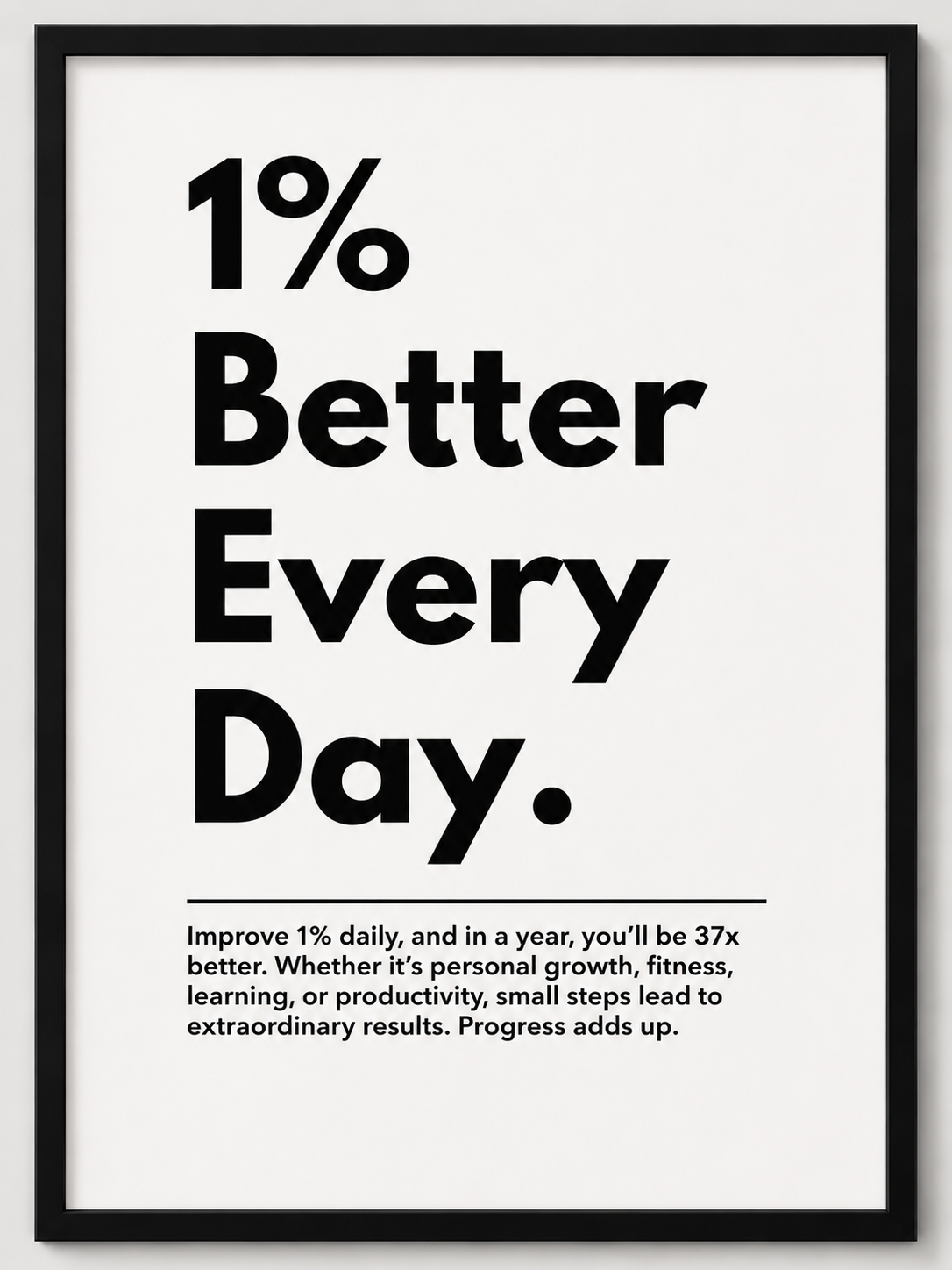 1% Better every day
