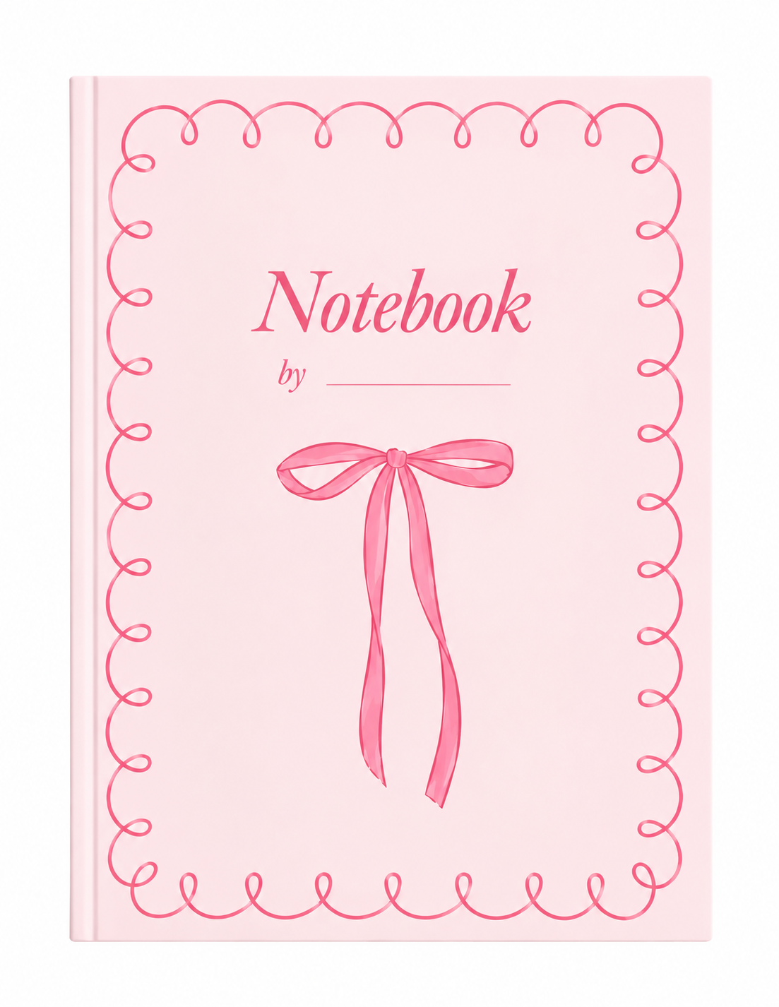 A5 Pink Ribbon NoteBook