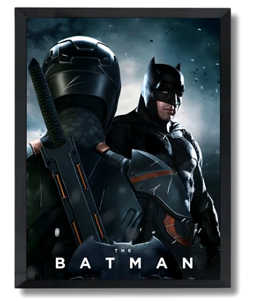 Batman A4 poster enhanced