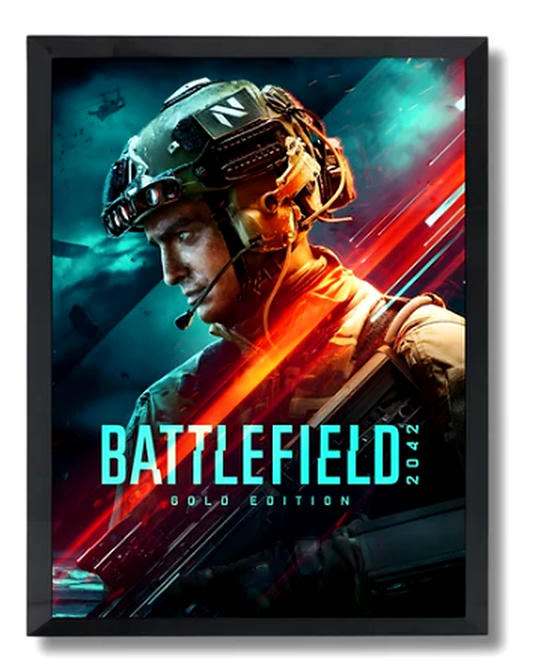 Battlefield 2042 A4 poster enhanced