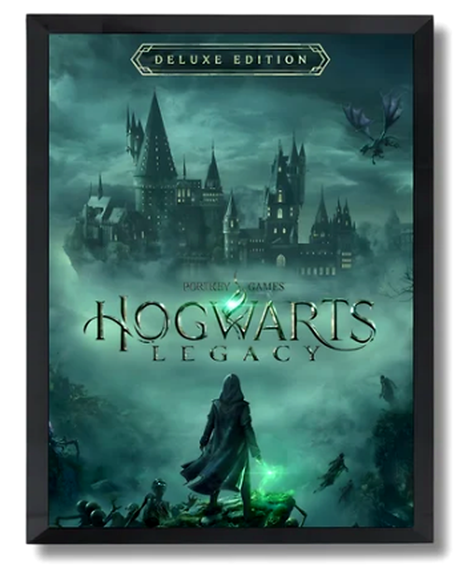 Hogwarts Legacy A4 poster enhanced