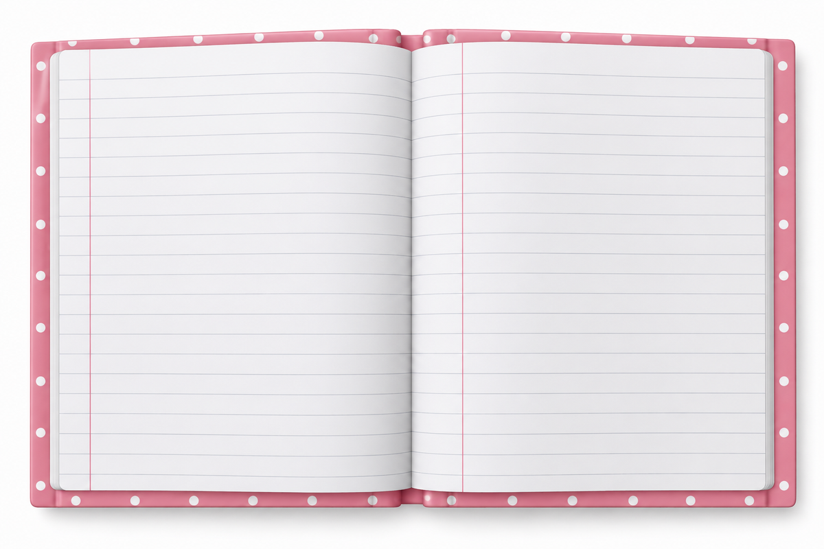 Polka Dots A5 Notebook